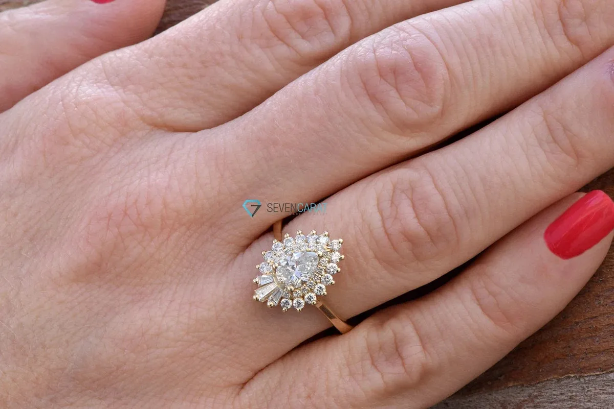 1 1/2 Carat Diamond engagement ring vintage