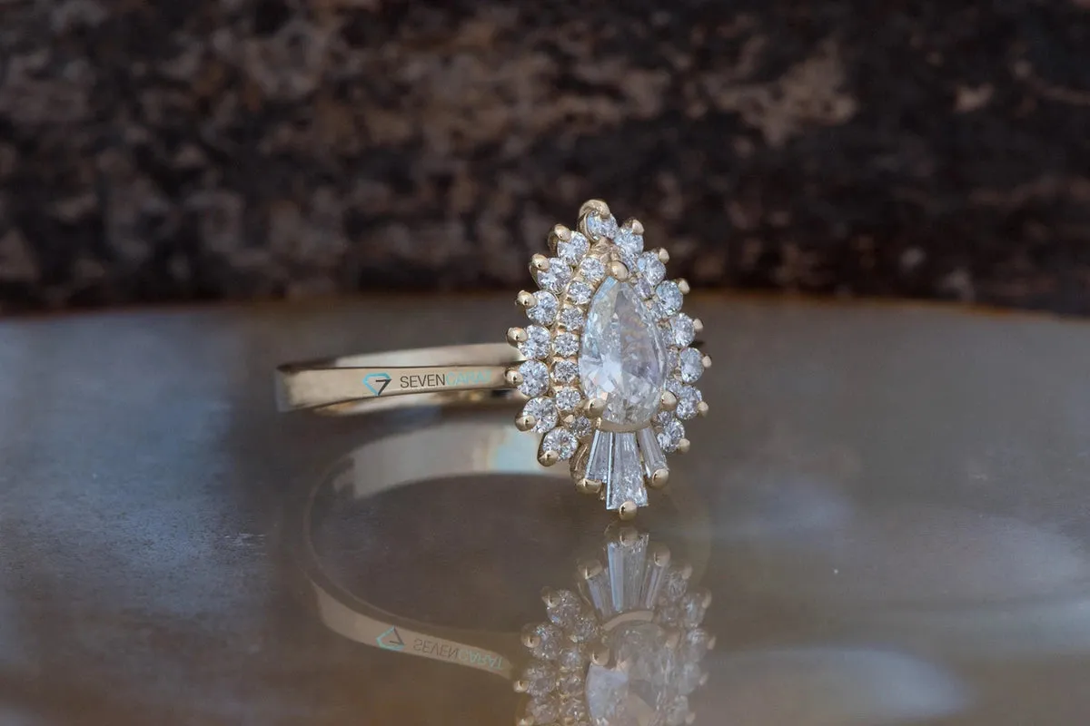 1 1/2 Carat Diamond engagement ring vintage