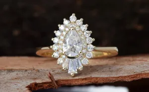 1 1/2 Carat Diamond engagement ring vintage