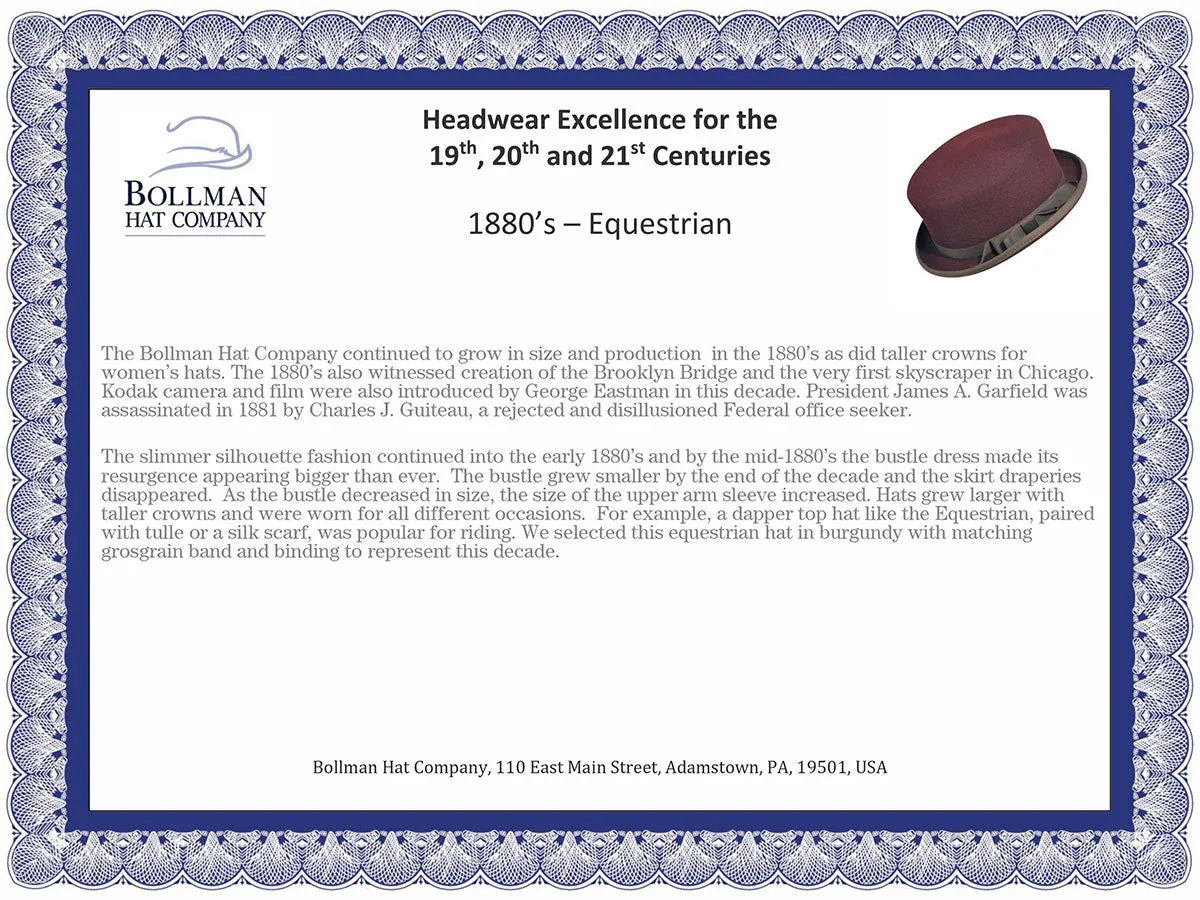 1880s Bollman Heritage Collection Equestrian