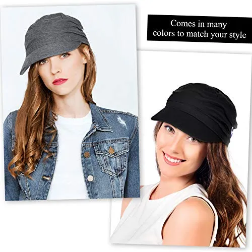 3-Piece Women's Newsboy Cap Set