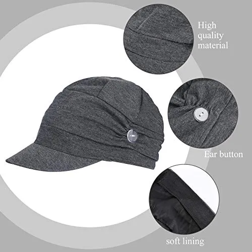 3-Piece Women's Newsboy Cap Set