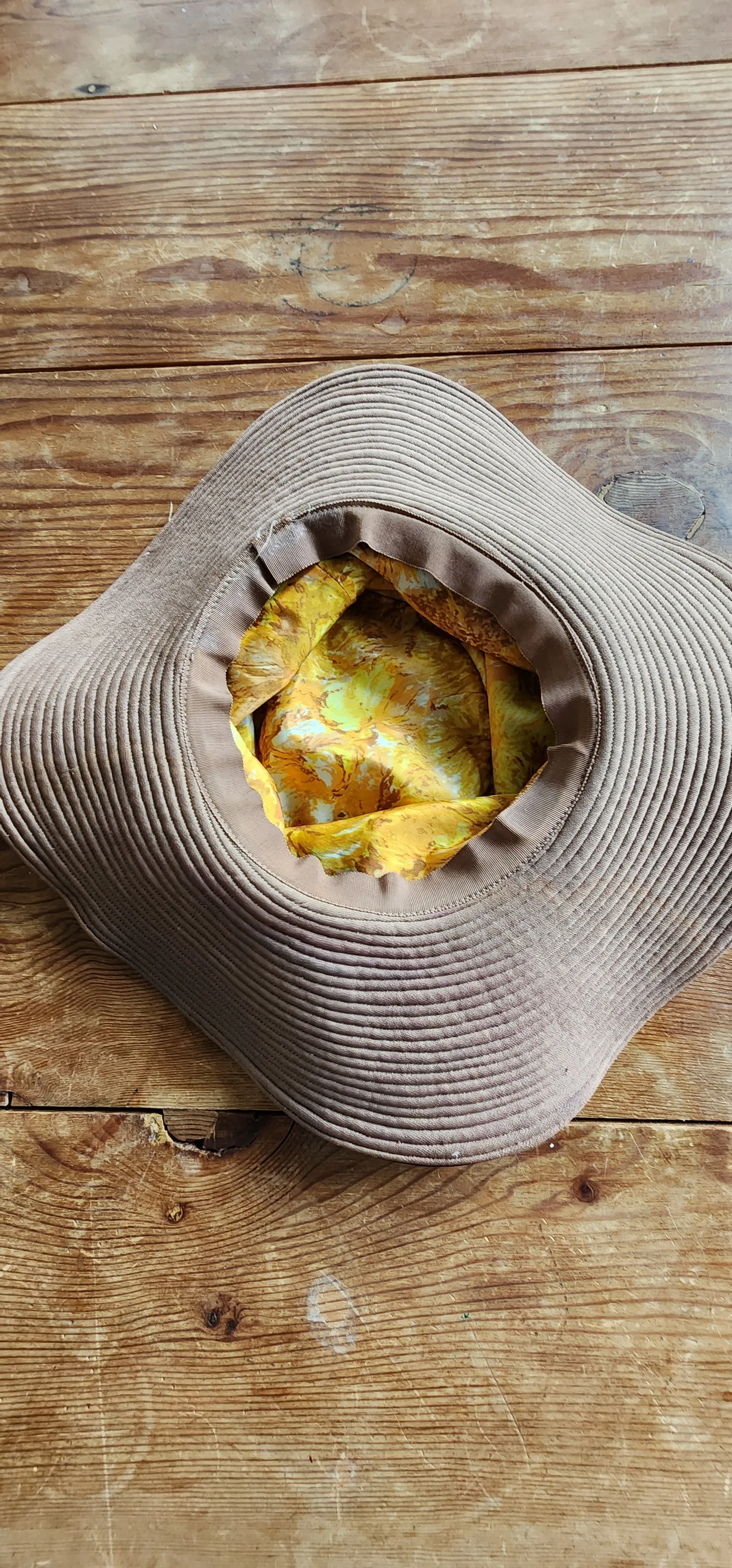 70s Black Velvet Floppy Hat Wide Brim Boho