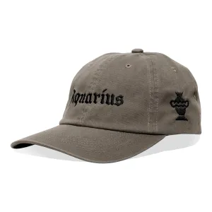 AQUARIUS ZODIAC HAT (OLIVE/GREY)