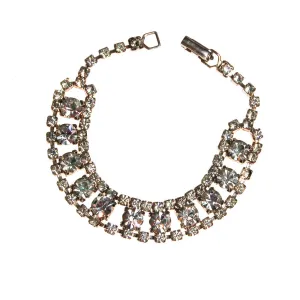 Art Deco Inspired Diamante Rhinestone Bracelet