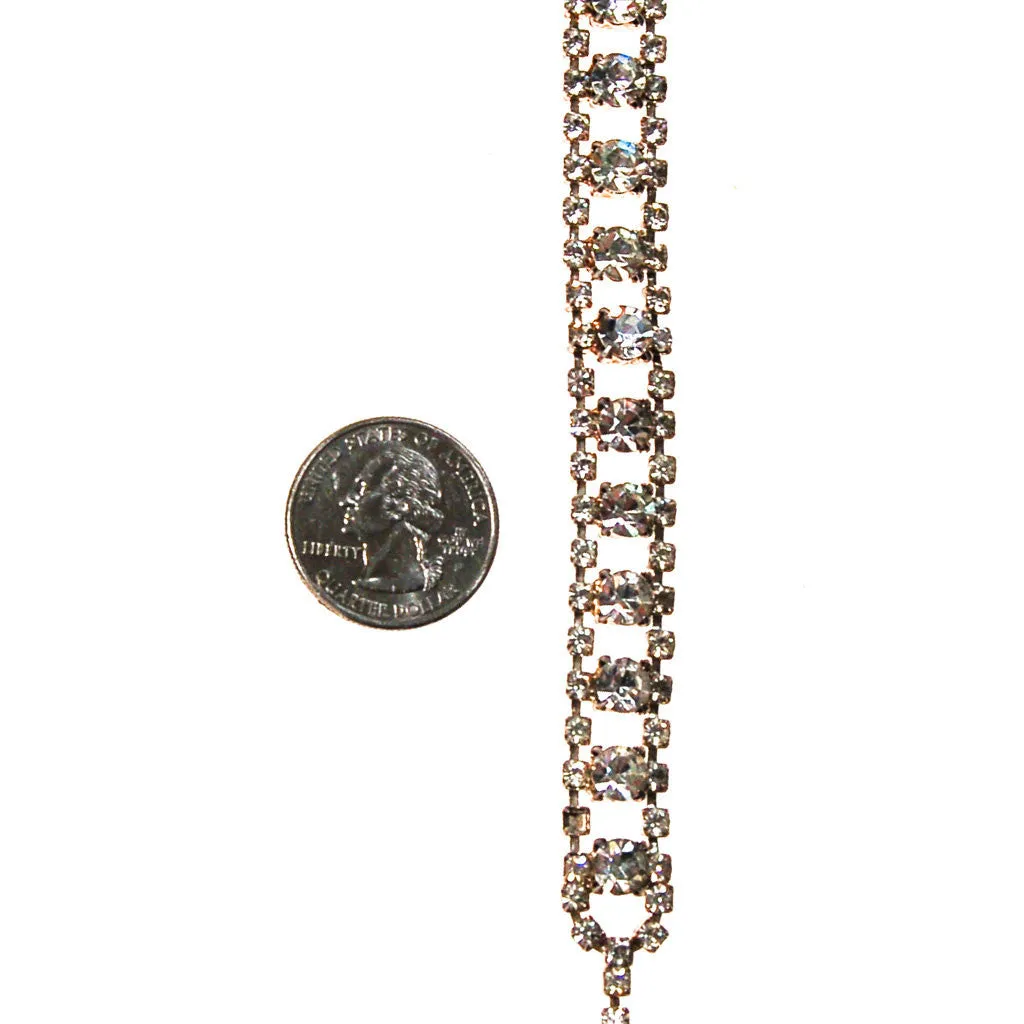 Art Deco Inspired Diamante Rhinestone Bracelet