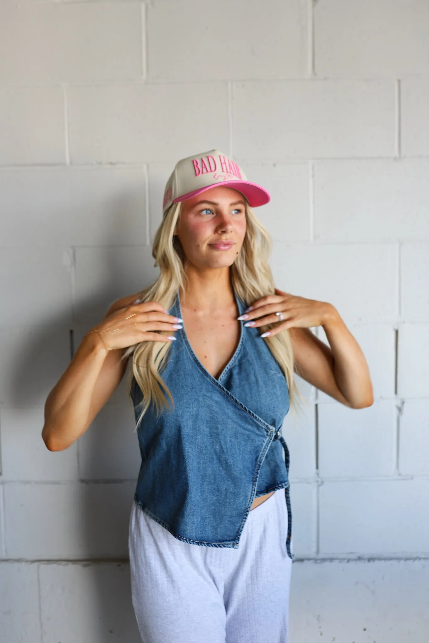BAD HAIR DAY TRUCKER HAT ( 9 COLORS )