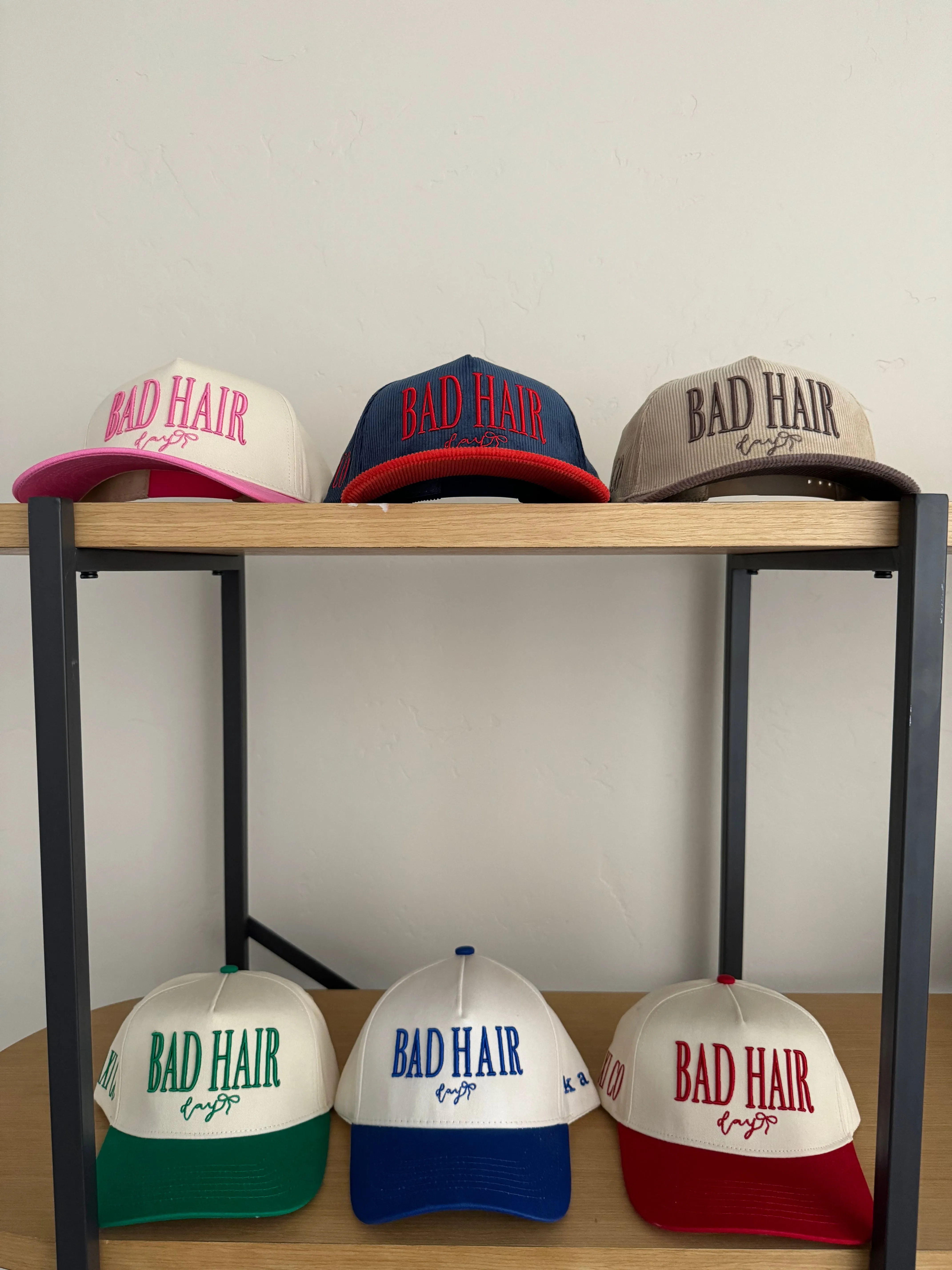 BAD HAIR DAY TRUCKER HAT ( 9 COLORS )