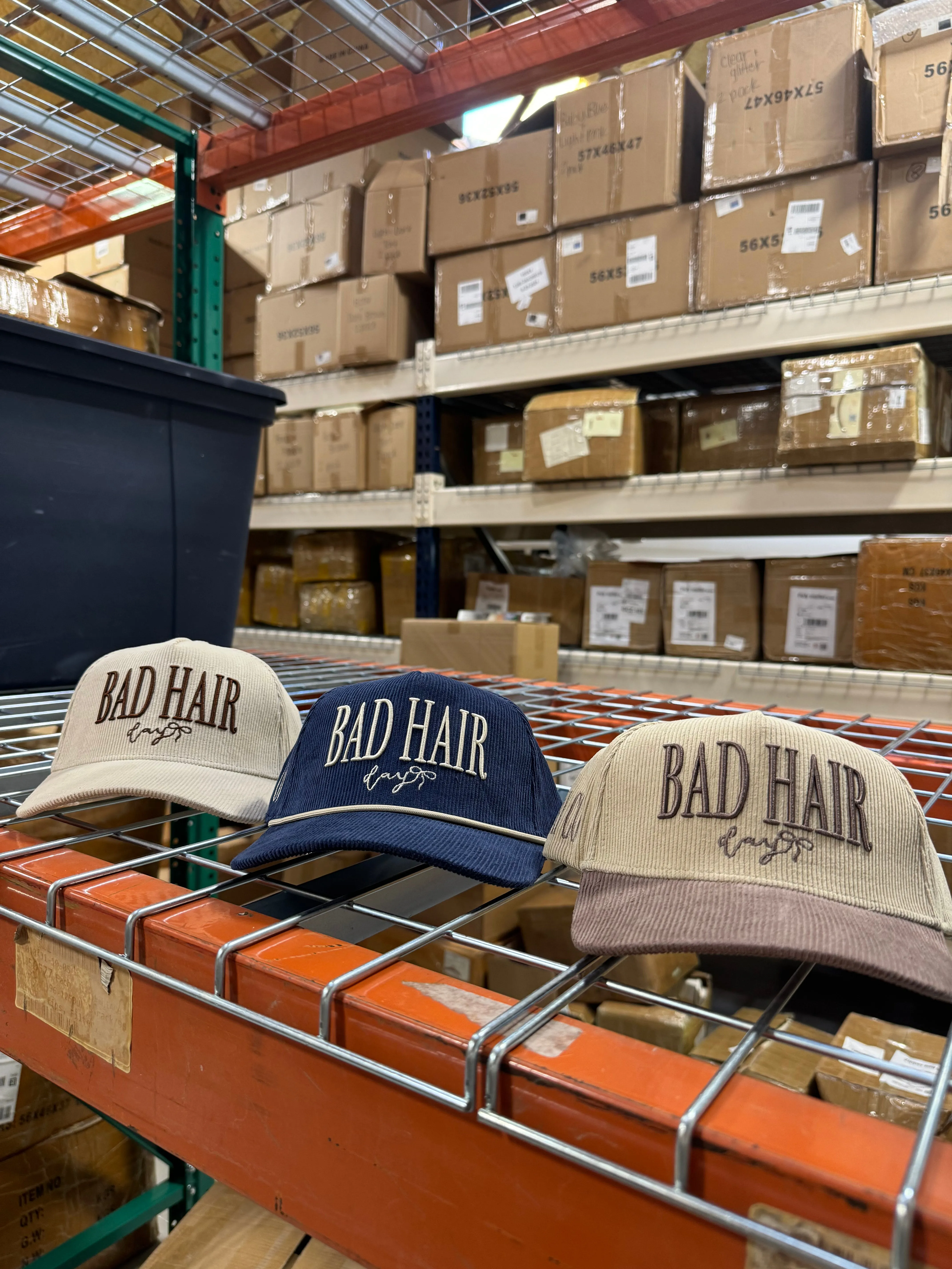 BAD HAIR DAY TRUCKER HAT ( 9 COLORS )