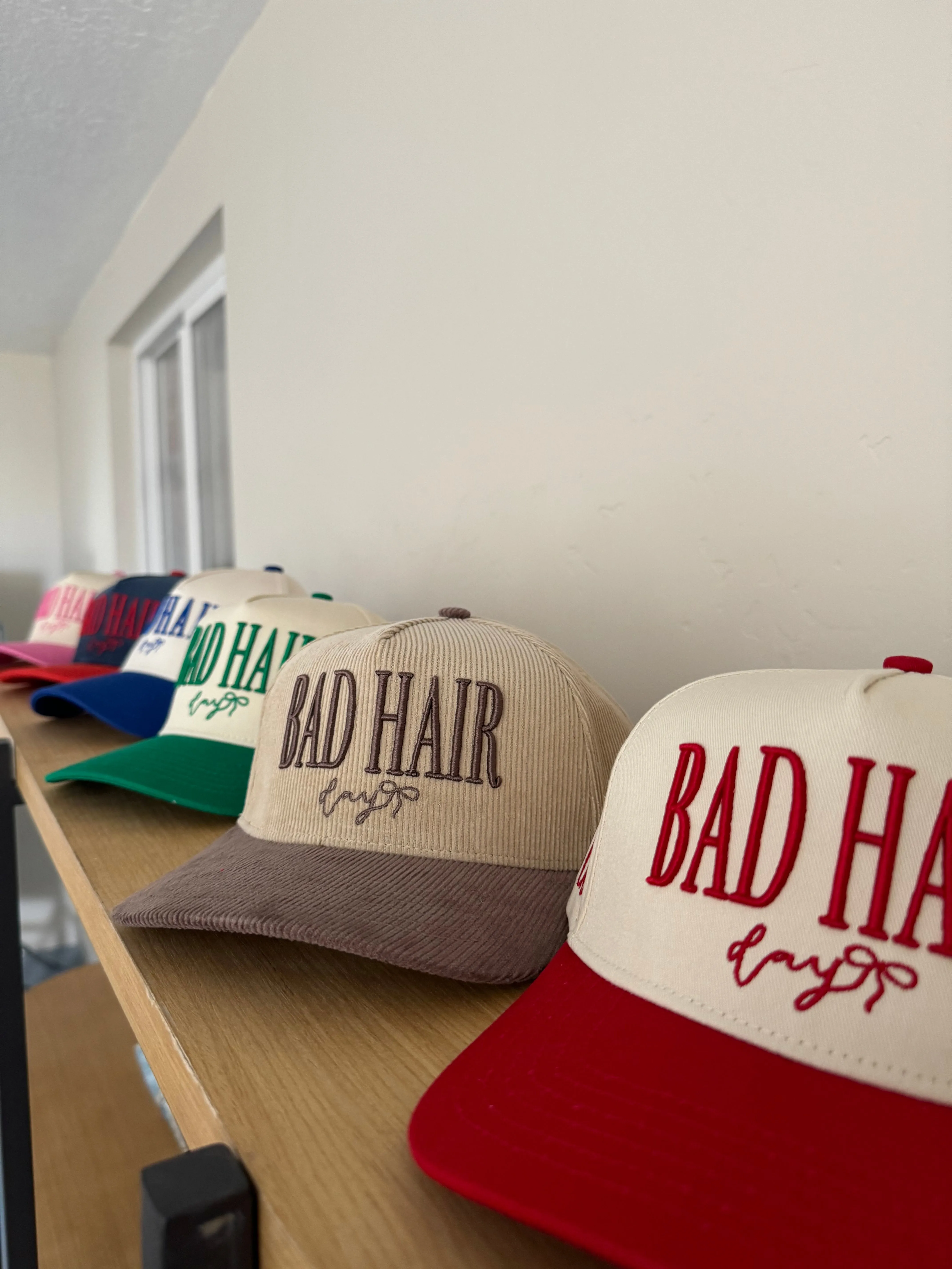 BAD HAIR DAY TRUCKER HAT ( 9 COLORS )