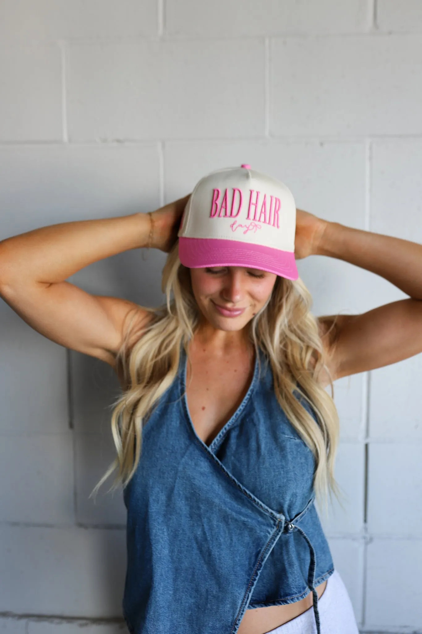 BAD HAIR DAY TRUCKER HAT ( 9 COLORS )