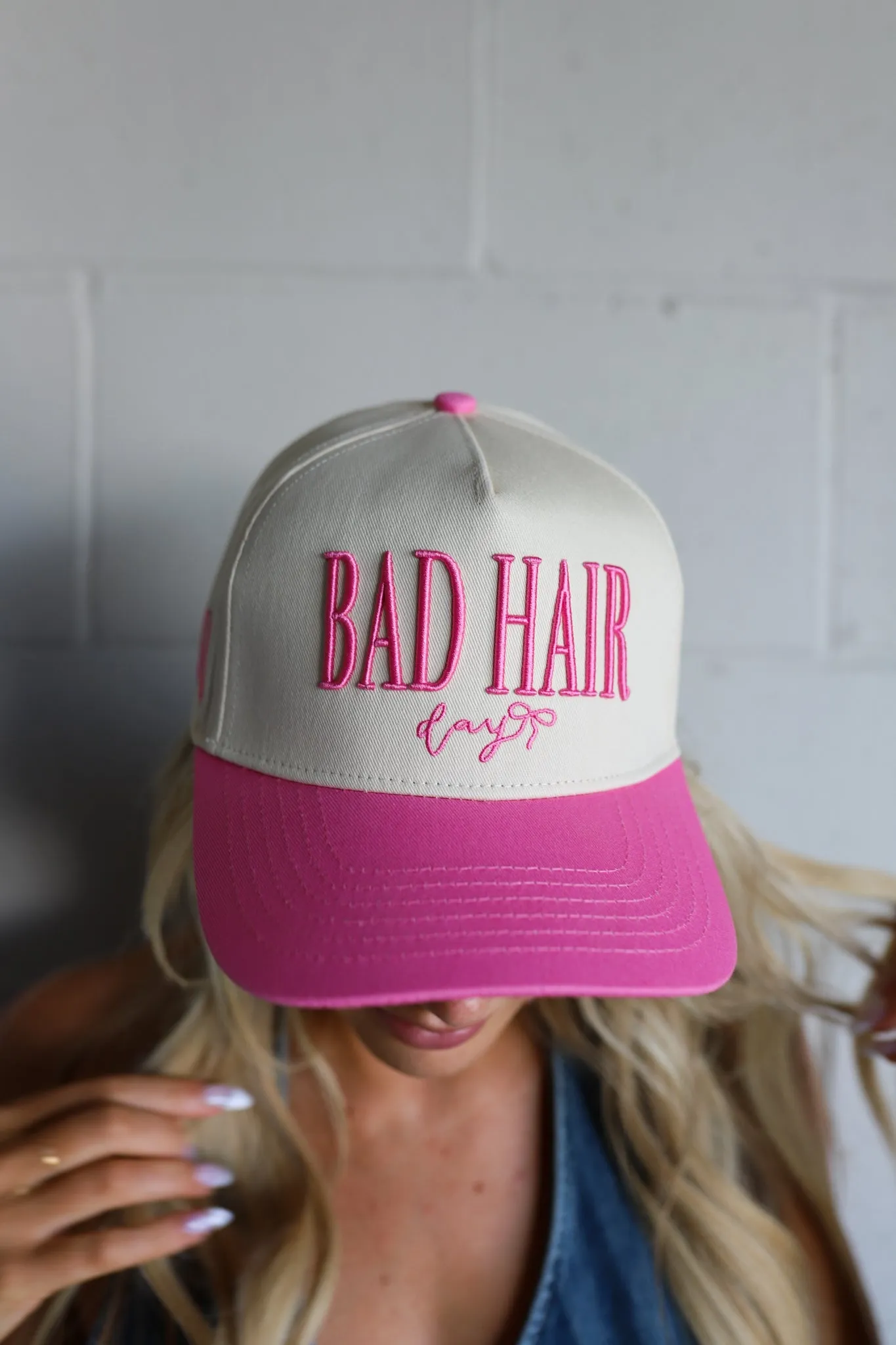 BAD HAIR DAY TRUCKER HAT ( 9 COLORS )