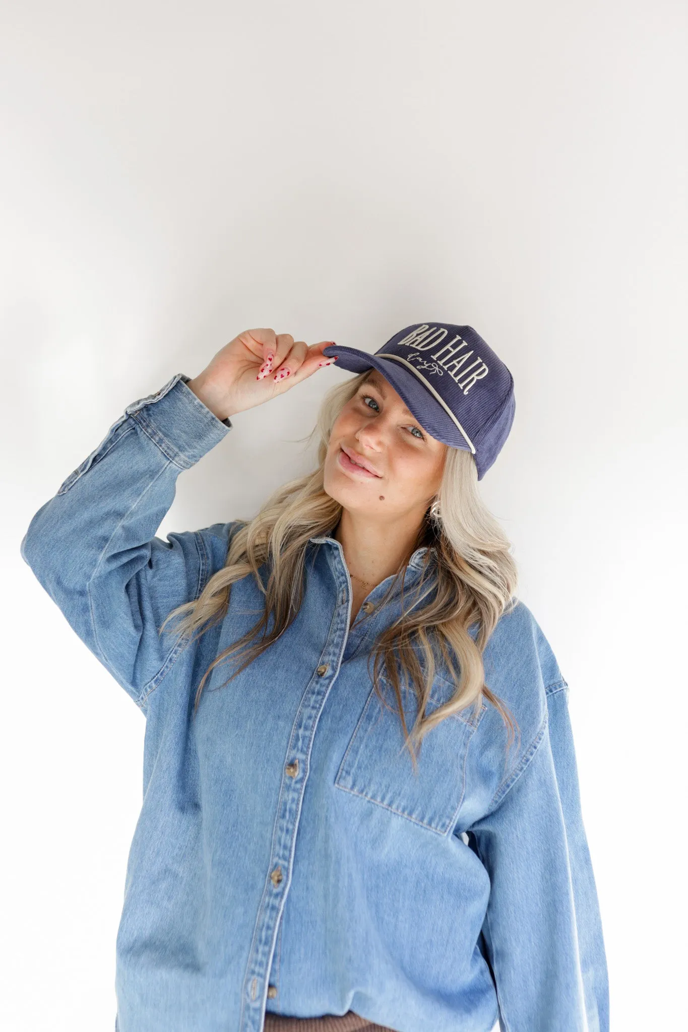 BAD HAIR DAY TRUCKER HAT ( 9 COLORS )