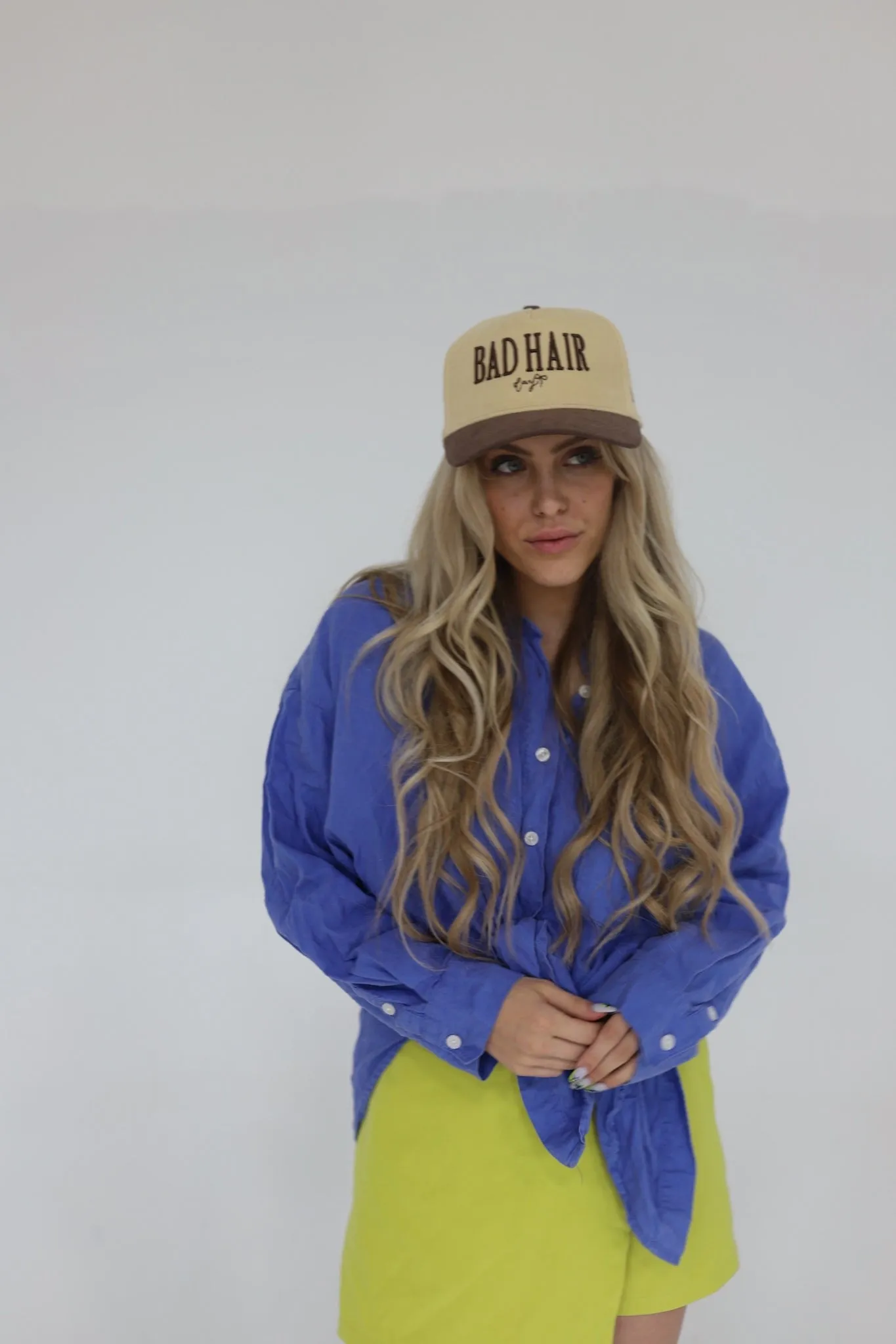 BAD HAIR DAY TRUCKER HAT ( 9 COLORS )