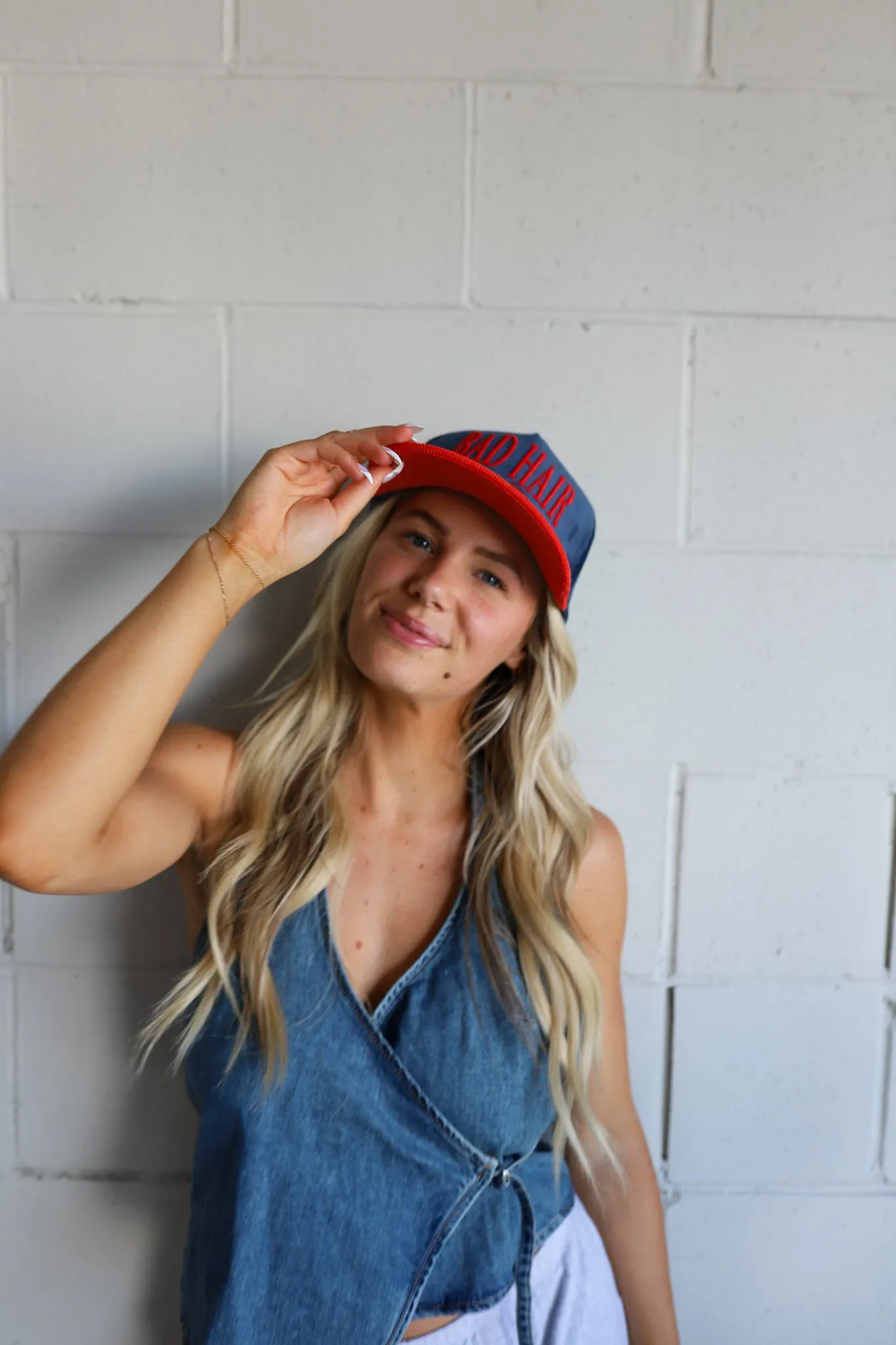 BAD HAIR DAY TRUCKER HAT ( 9 COLORS )