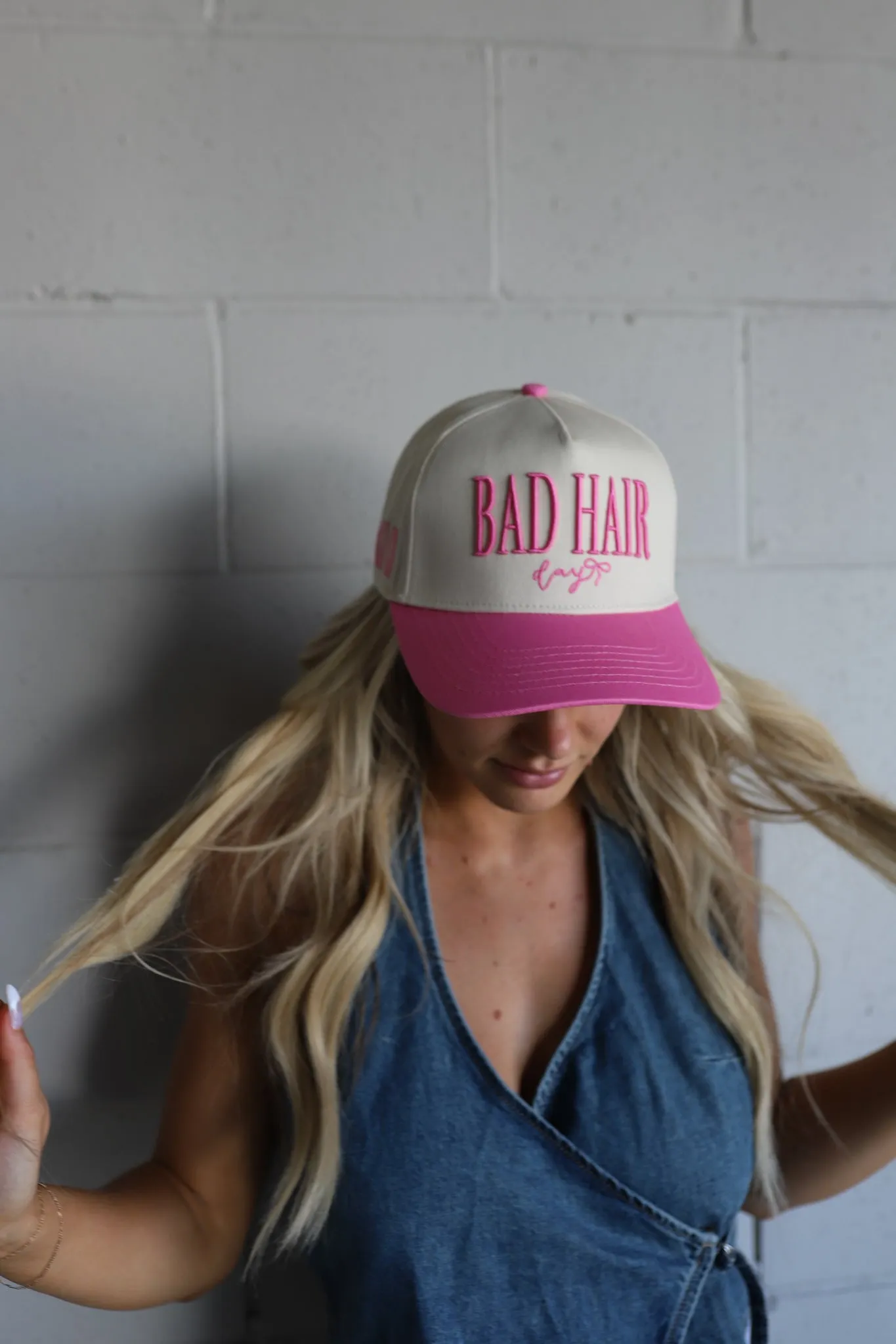 BAD HAIR DAY TRUCKER HAT ( 9 COLORS )