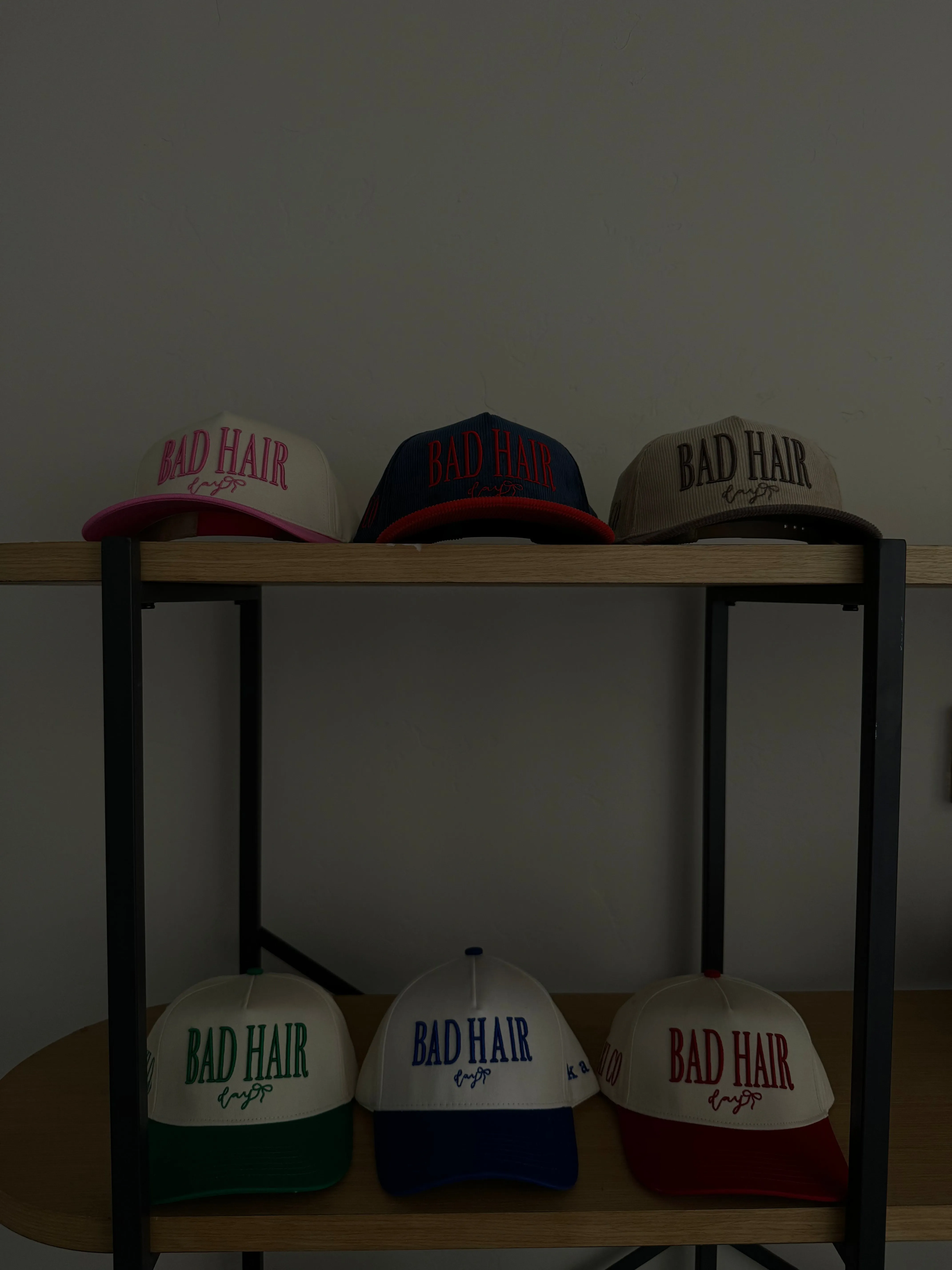 BAD HAIR DAY TRUCKER HAT ( 9 COLORS )