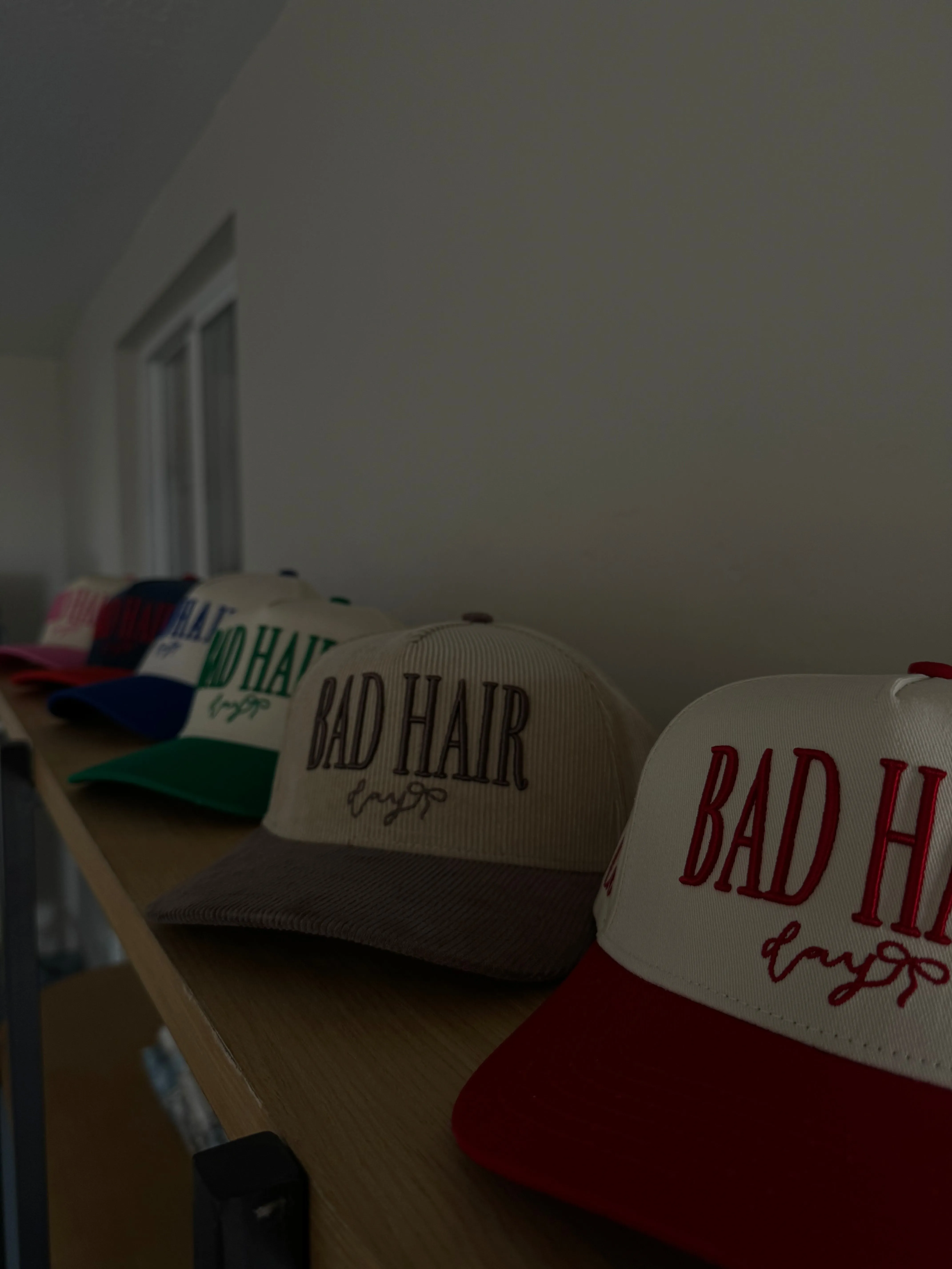 BAD HAIR DAY TRUCKER HAT ( 9 COLORS )
