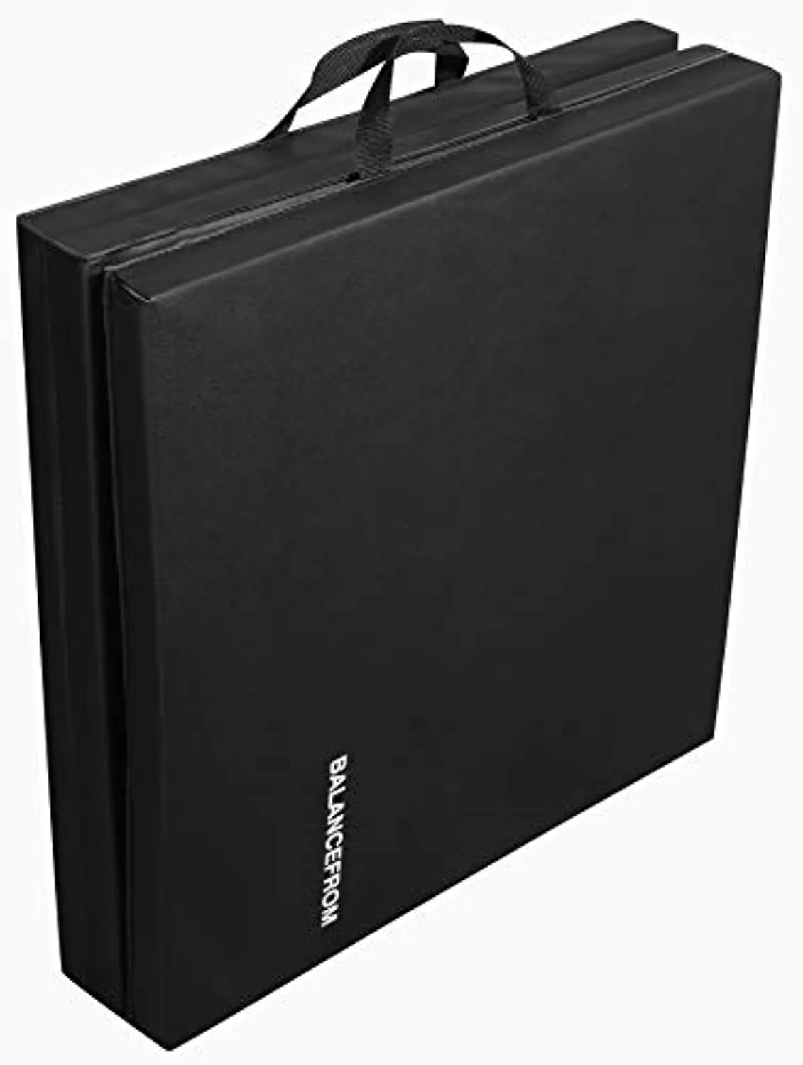 BalanceFrom 1.5" Thick Tri-Fold Folding Exercise Mat with Carrying Handles for MMA, Gymnastics and Home Gym Protective Flooring