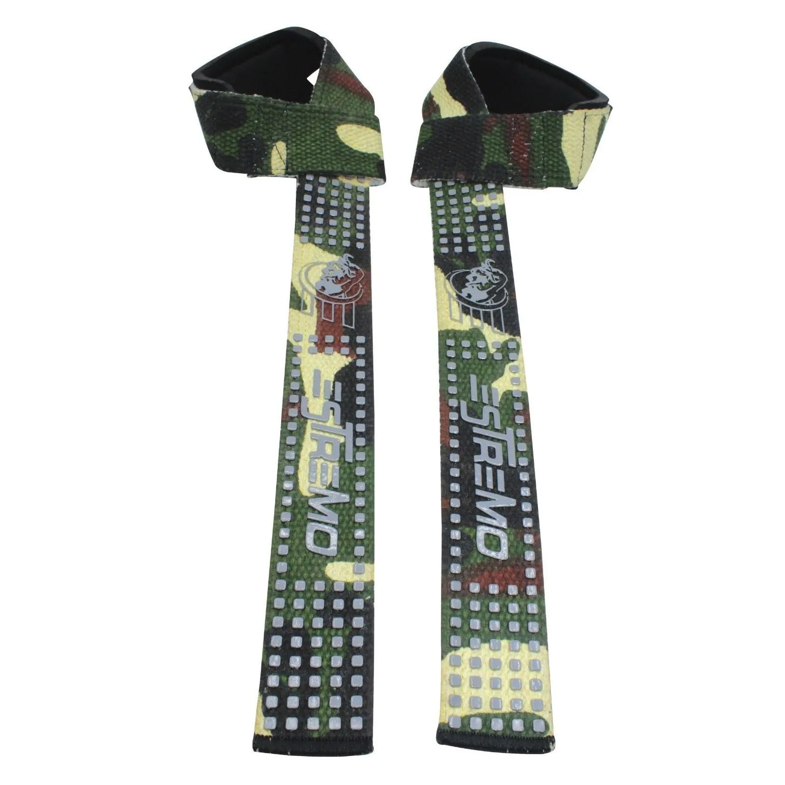 Bar Lifting Straps Camouflage Green