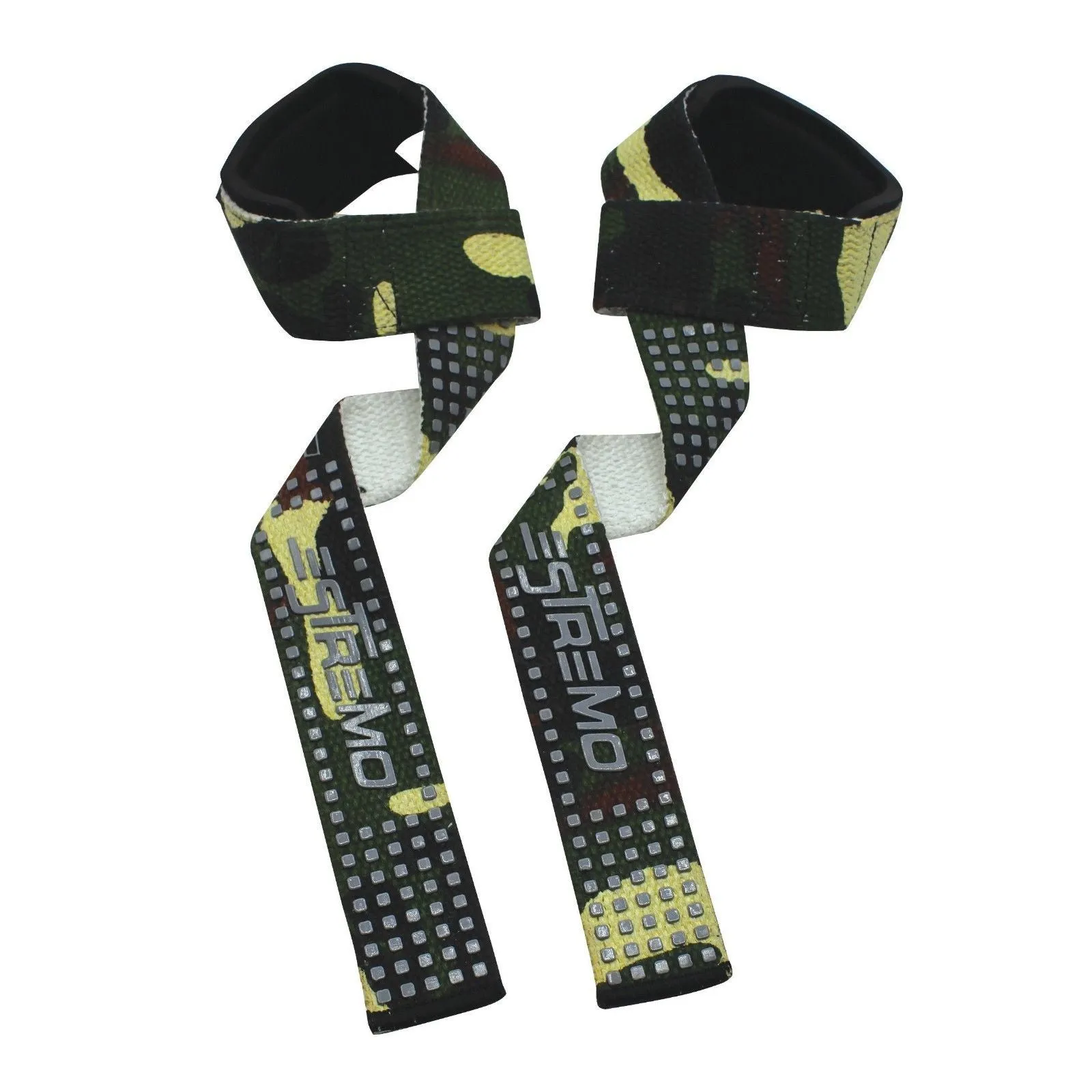 Bar Lifting Straps Camouflage Green
