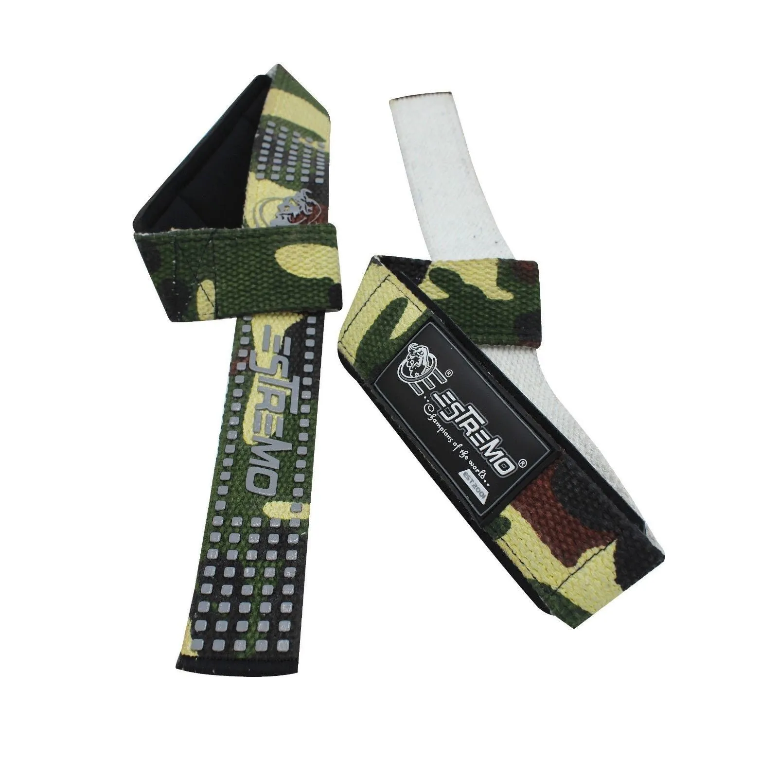 Bar Lifting Straps Camouflage Green