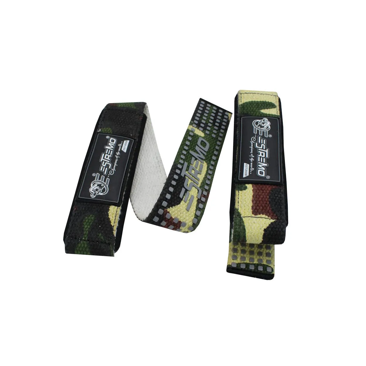 Bar Lifting Straps Camouflage Green