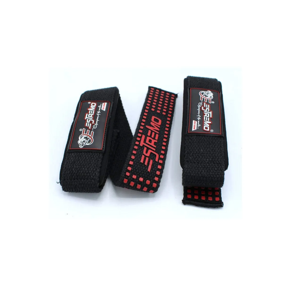 Bar Lifting Straps Red