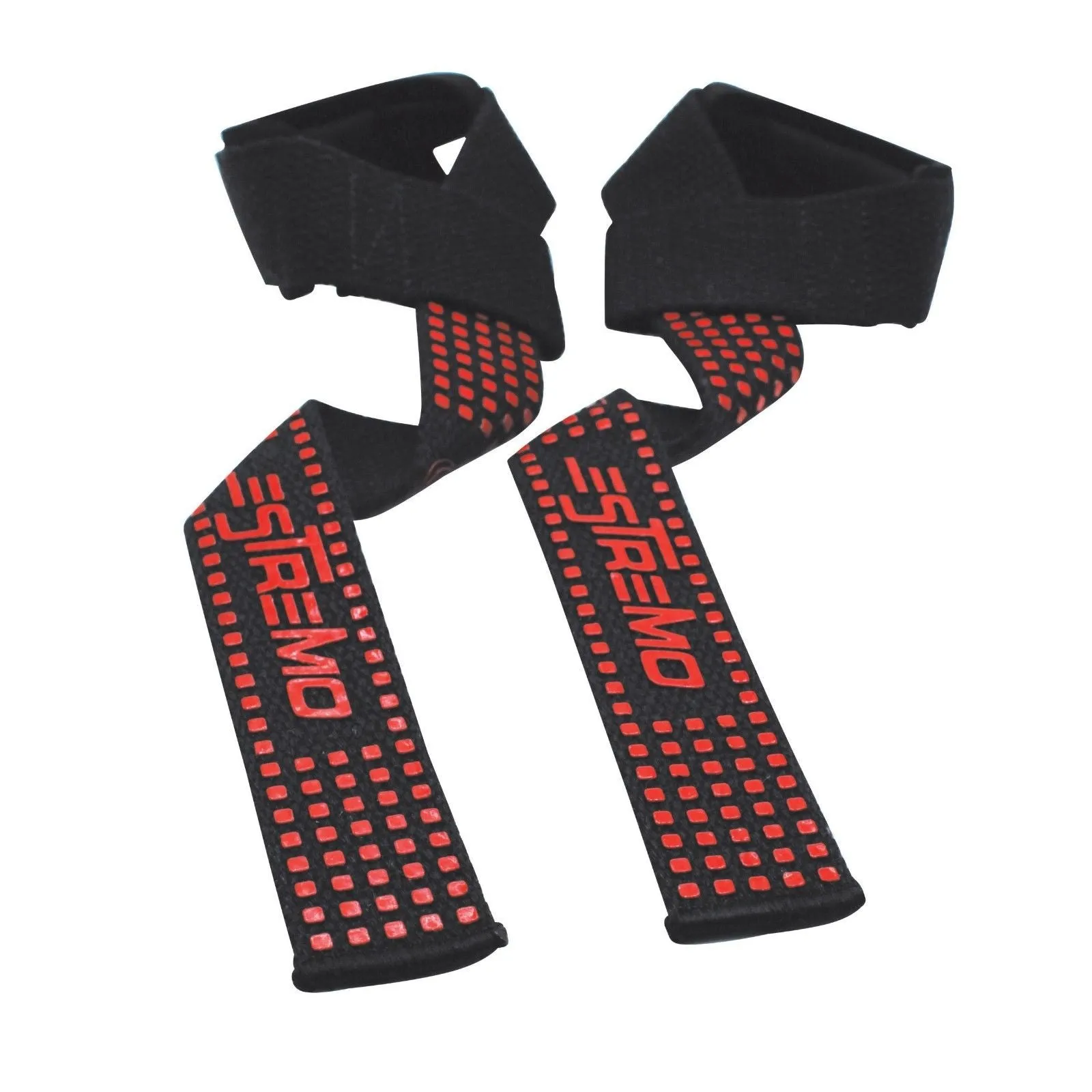 Bar Lifting Straps Red