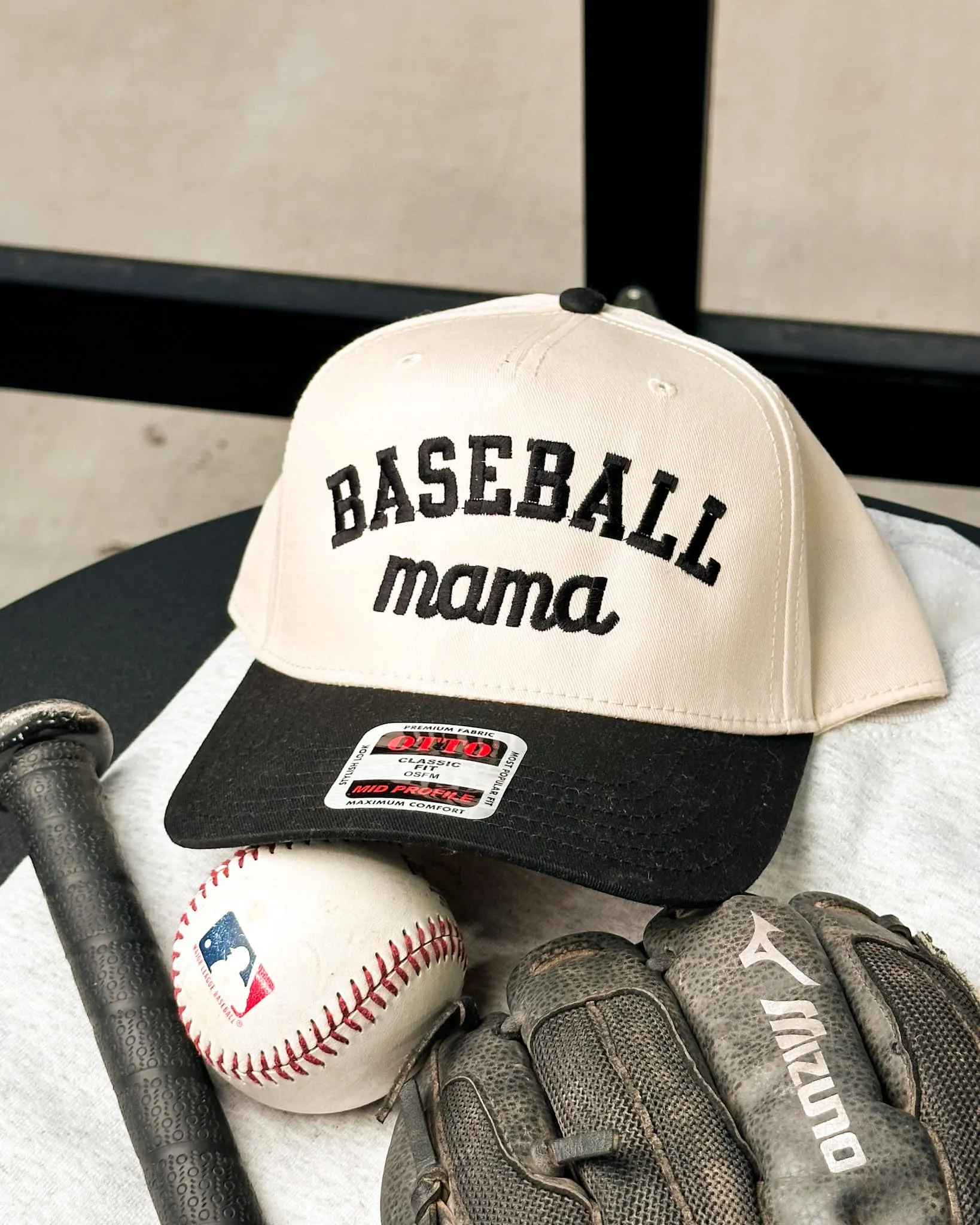 Baseball Mama Trucker Hat - Embroidered - Otto Brand Hat