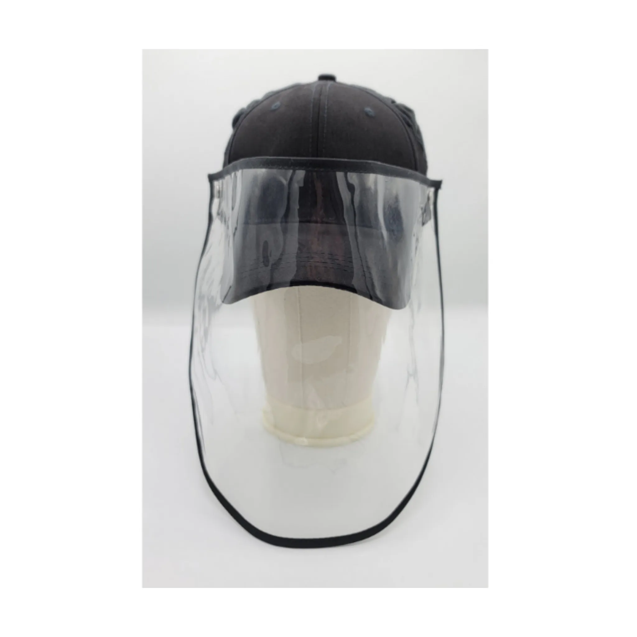 Black Face Shield Caps