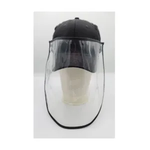 Black Face Shield Caps