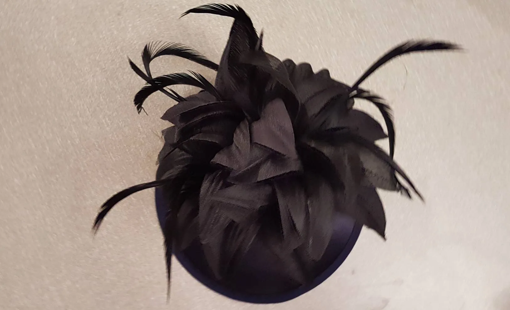 Black Fascinator Hat. Wedding, Wedding,Cocktail  tea party hat