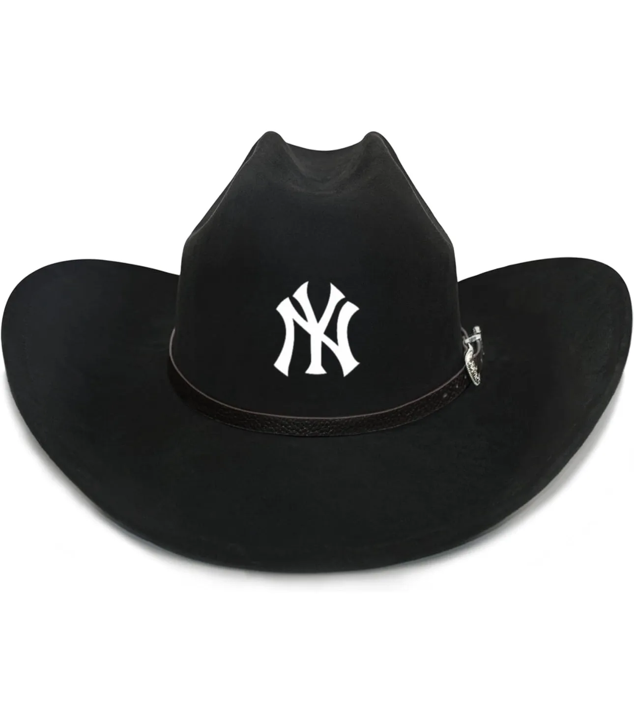 Black NY Cowboy Hat