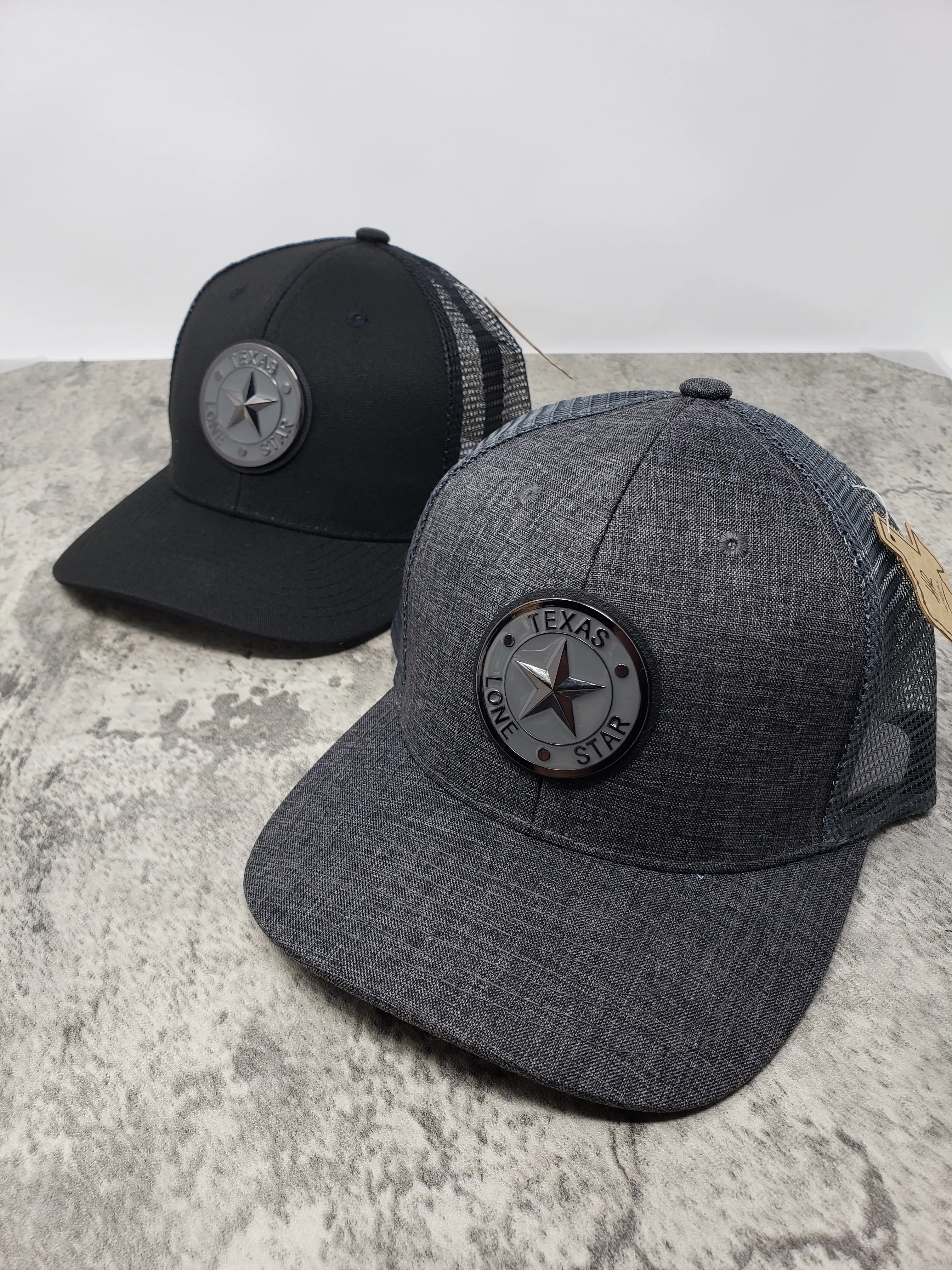 Blackout Texas Star Trucker Hat
