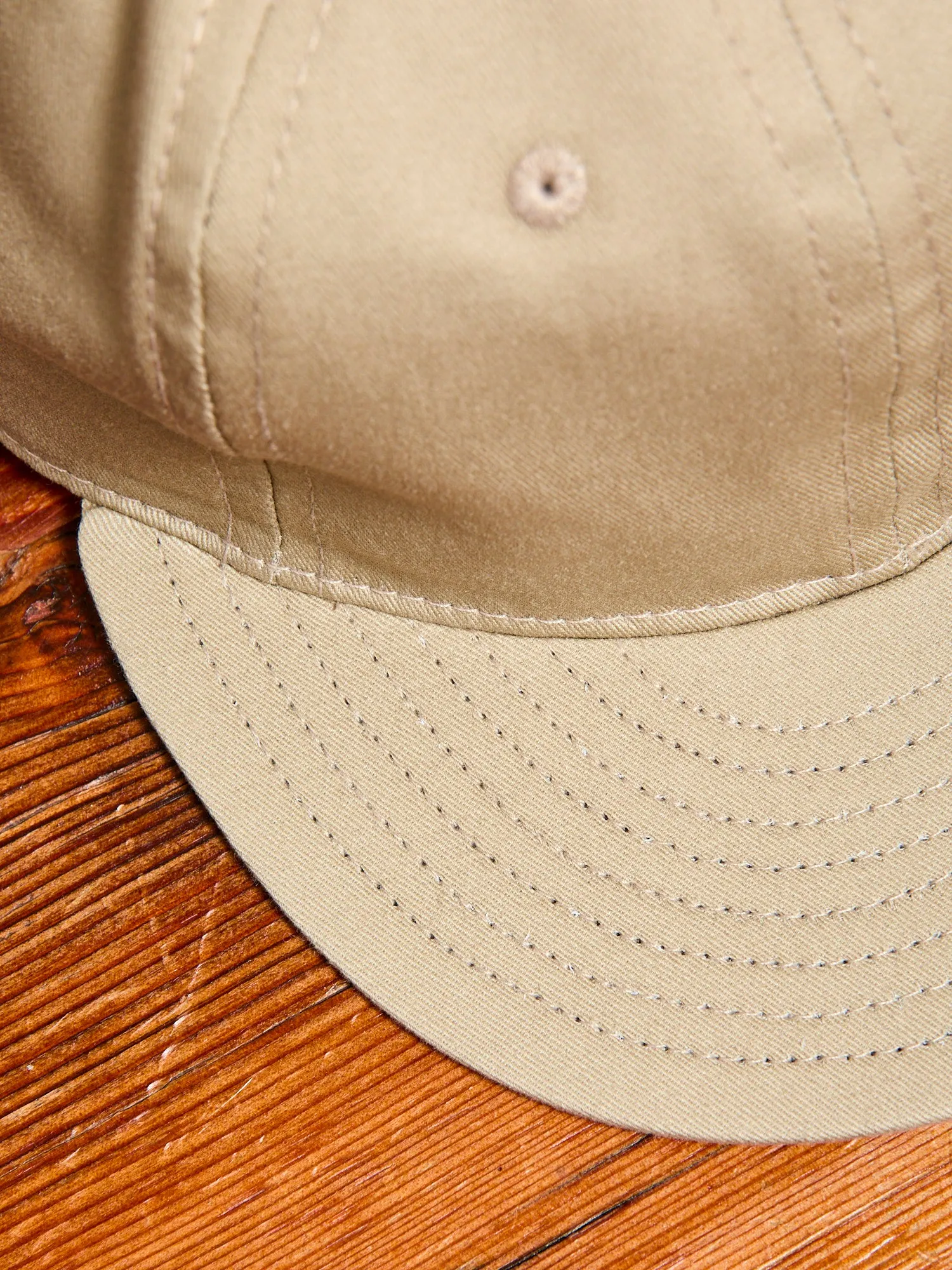 Blue Owl Baseball Cap in Beige