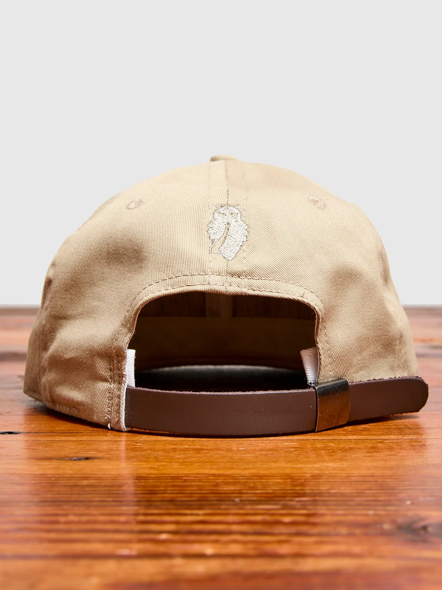 Blue Owl Baseball Cap in Beige