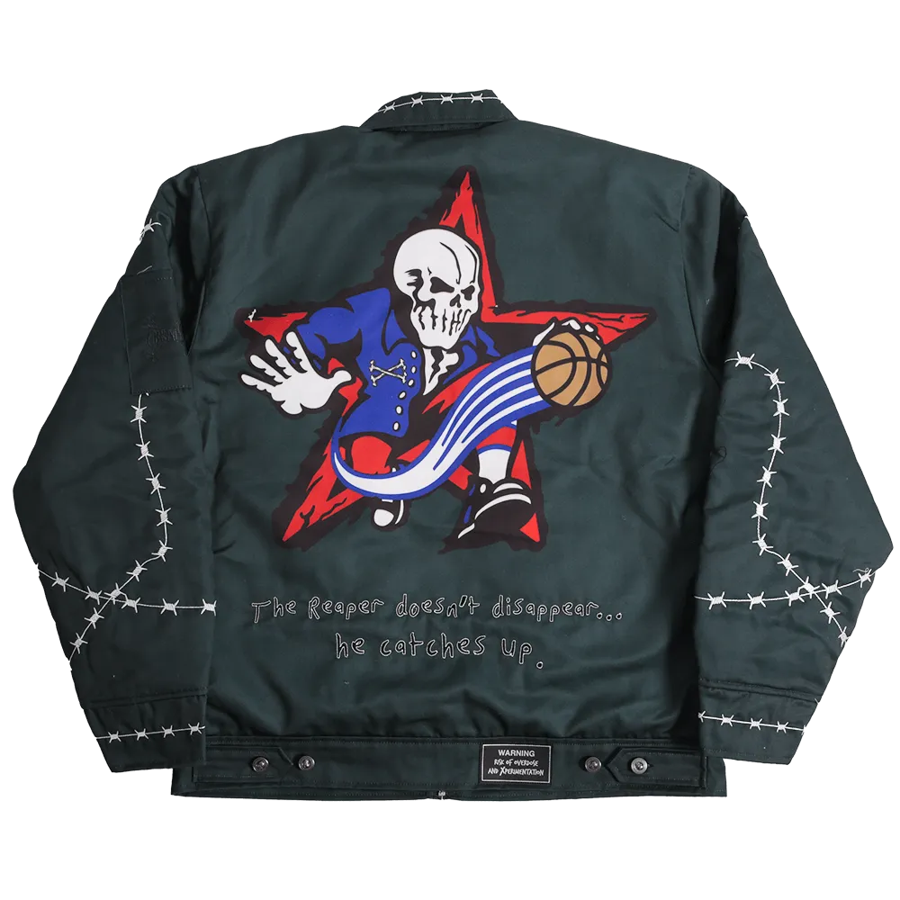 BRAND X PHILADELPHIA REAPER WORK YOUTH JACKET (BLACK)