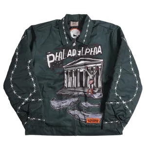 BRAND X PHILADELPHIA REAPER WORK YOUTH JACKET (BLACK)