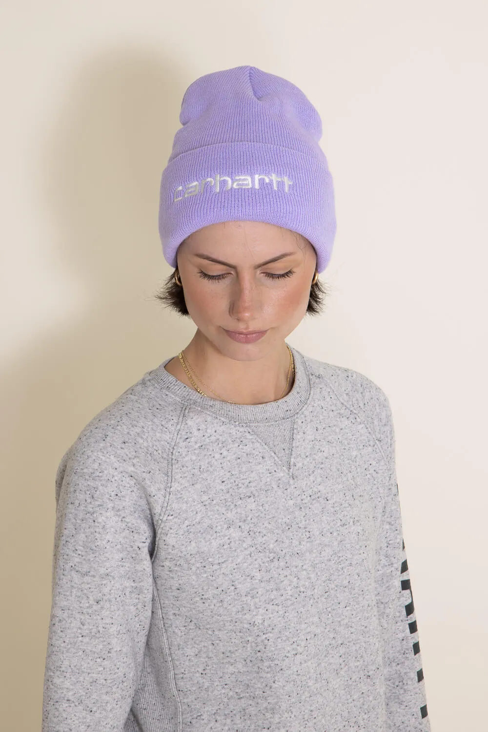 Carhartt Knit Cuff Beanie for Women in Purple | 104068-V60