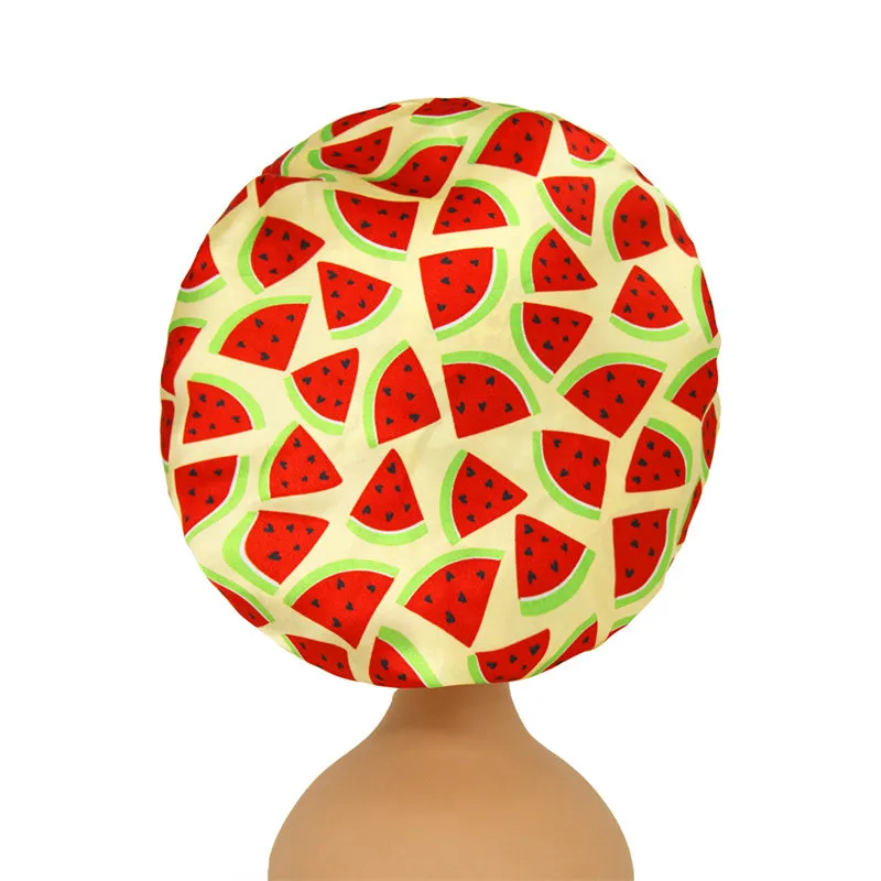 Cartoon Night Sleep Cap for Baby Kids Cute Elastic Turban Bonnet
