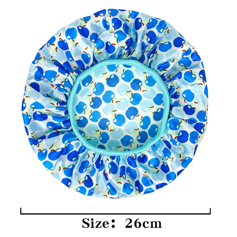 Cartoon Night Sleep Cap for Baby Kids Cute Elastic Turban Bonnet