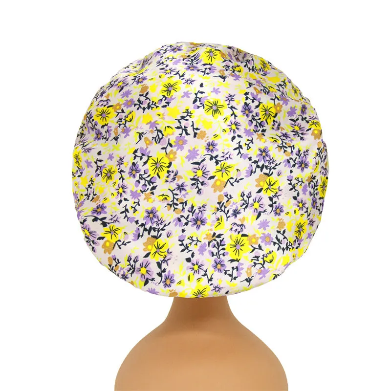 Cartoon Night Sleep Cap for Baby Kids Cute Elastic Turban Bonnet