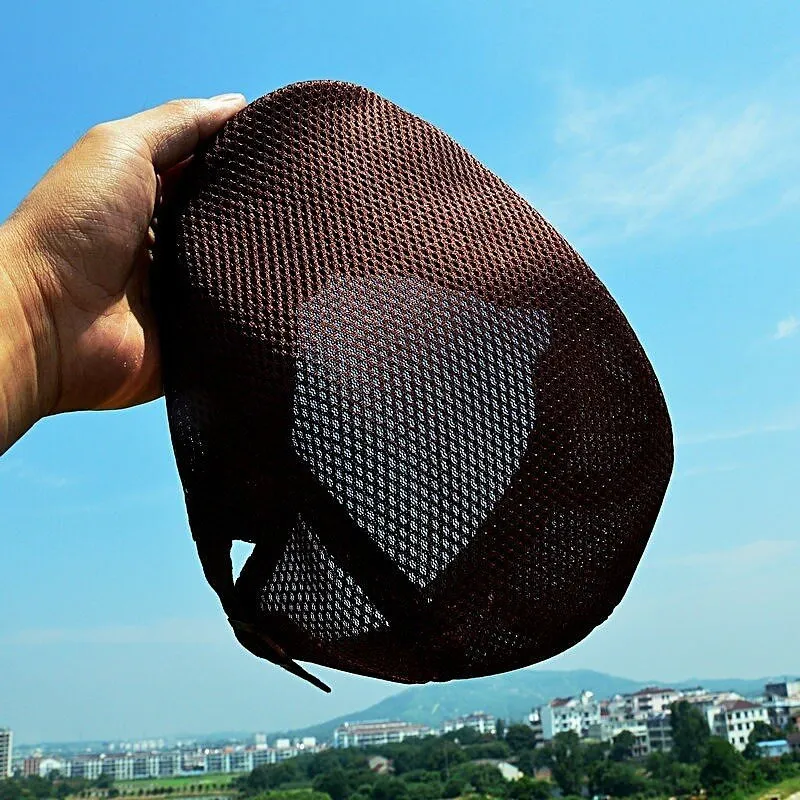 Casual Beret Hat Men Breathable Mesh Caps