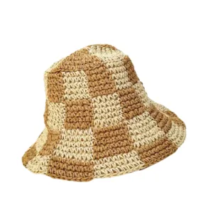 CHECKERED BUCKET HAT