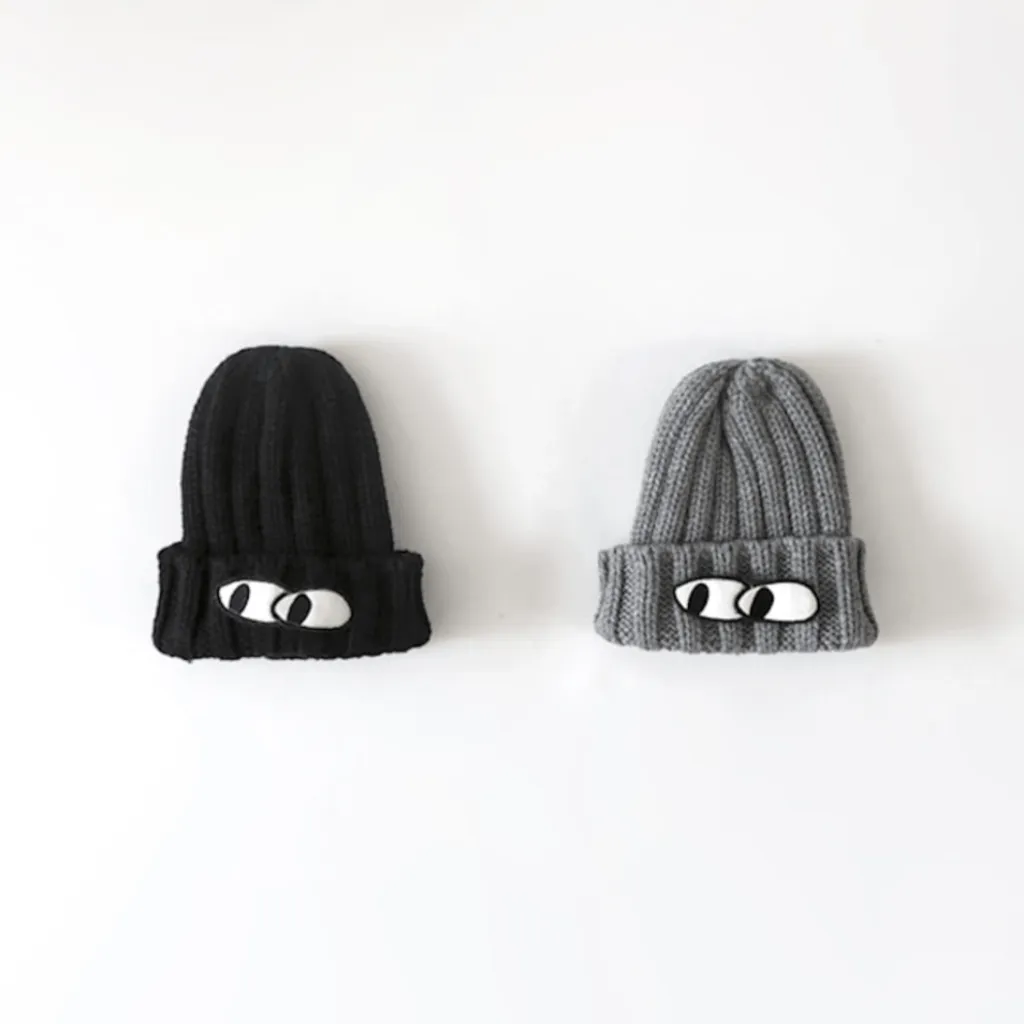 Chunky Knit Eyes Hat