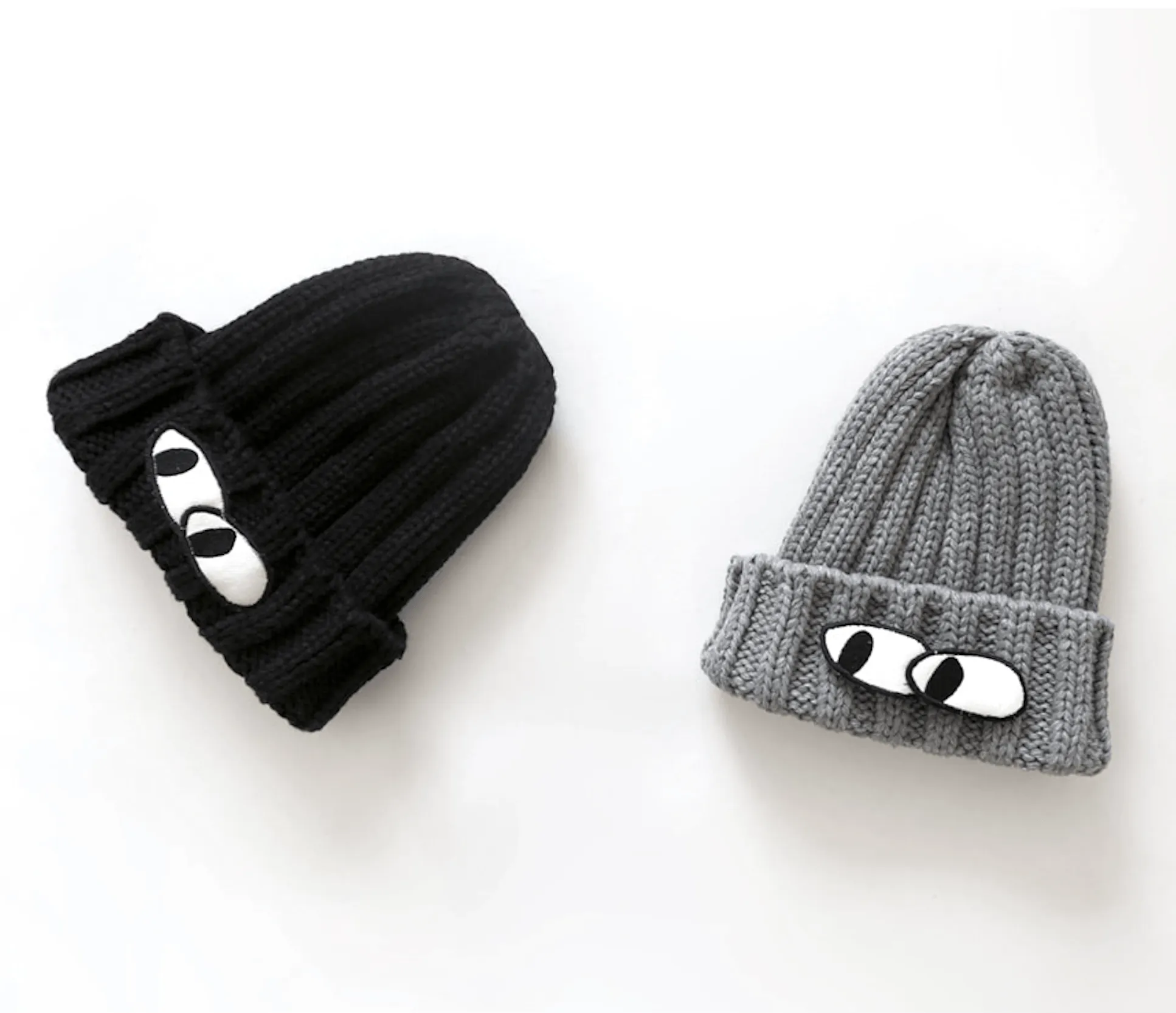 Chunky Knit Eyes Hat