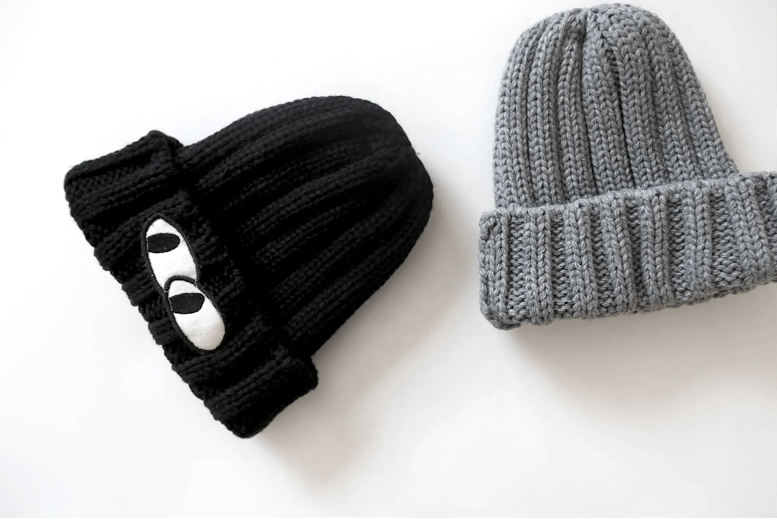 Chunky Knit Eyes Hat