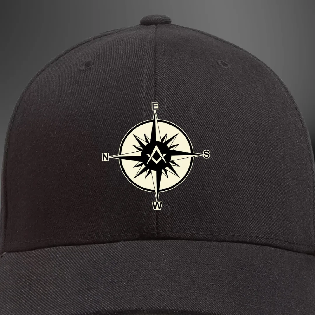 Compass Glow in the Dark emblem hat