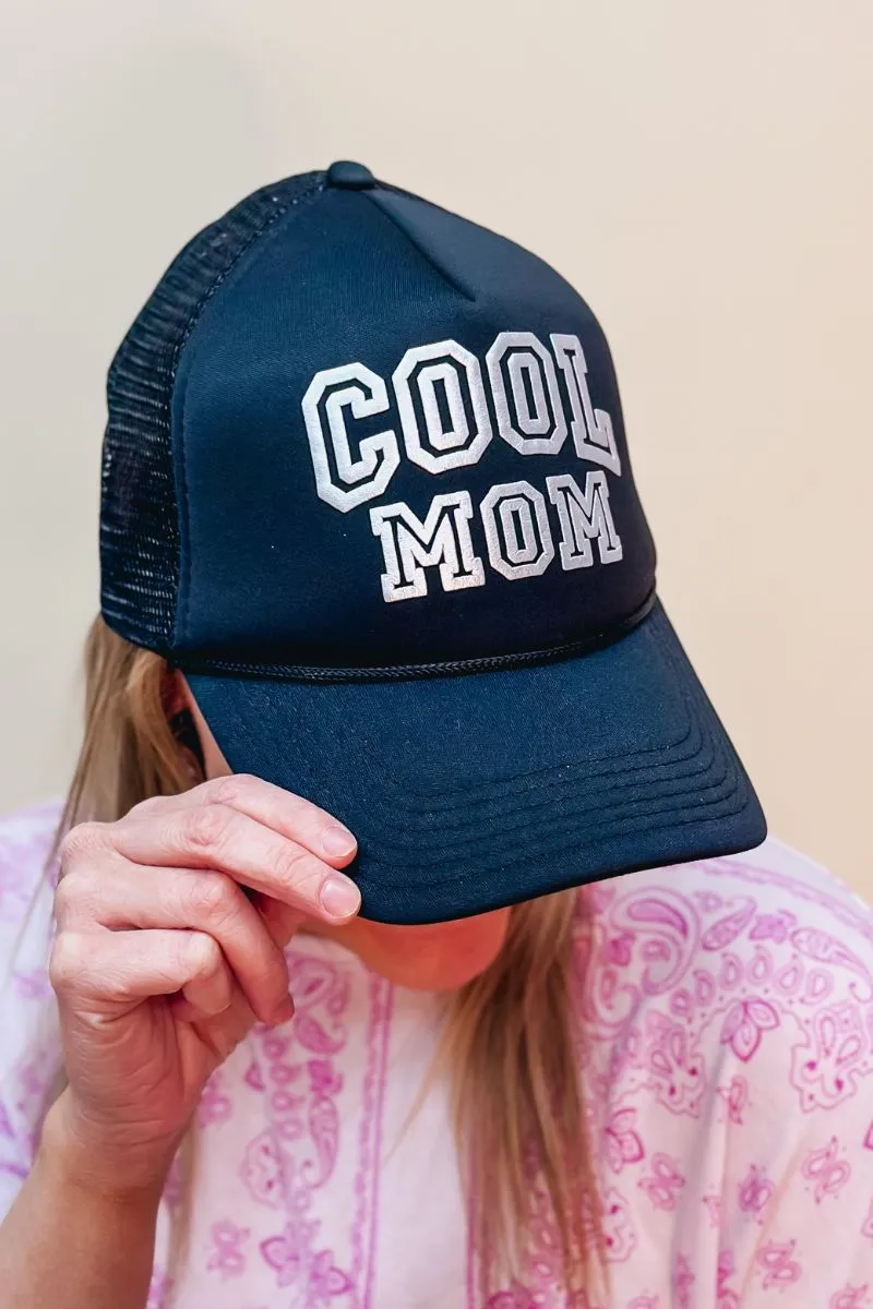 Cool Mom Puff Vinyl Foam Mesh Back Trucker Cap